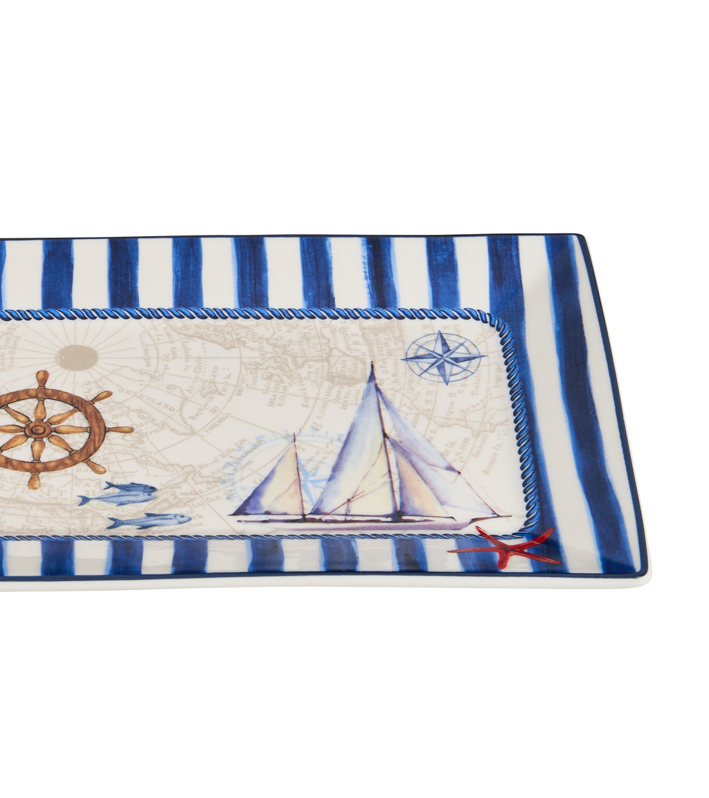 Blue Regatta Serving Platter Boat
