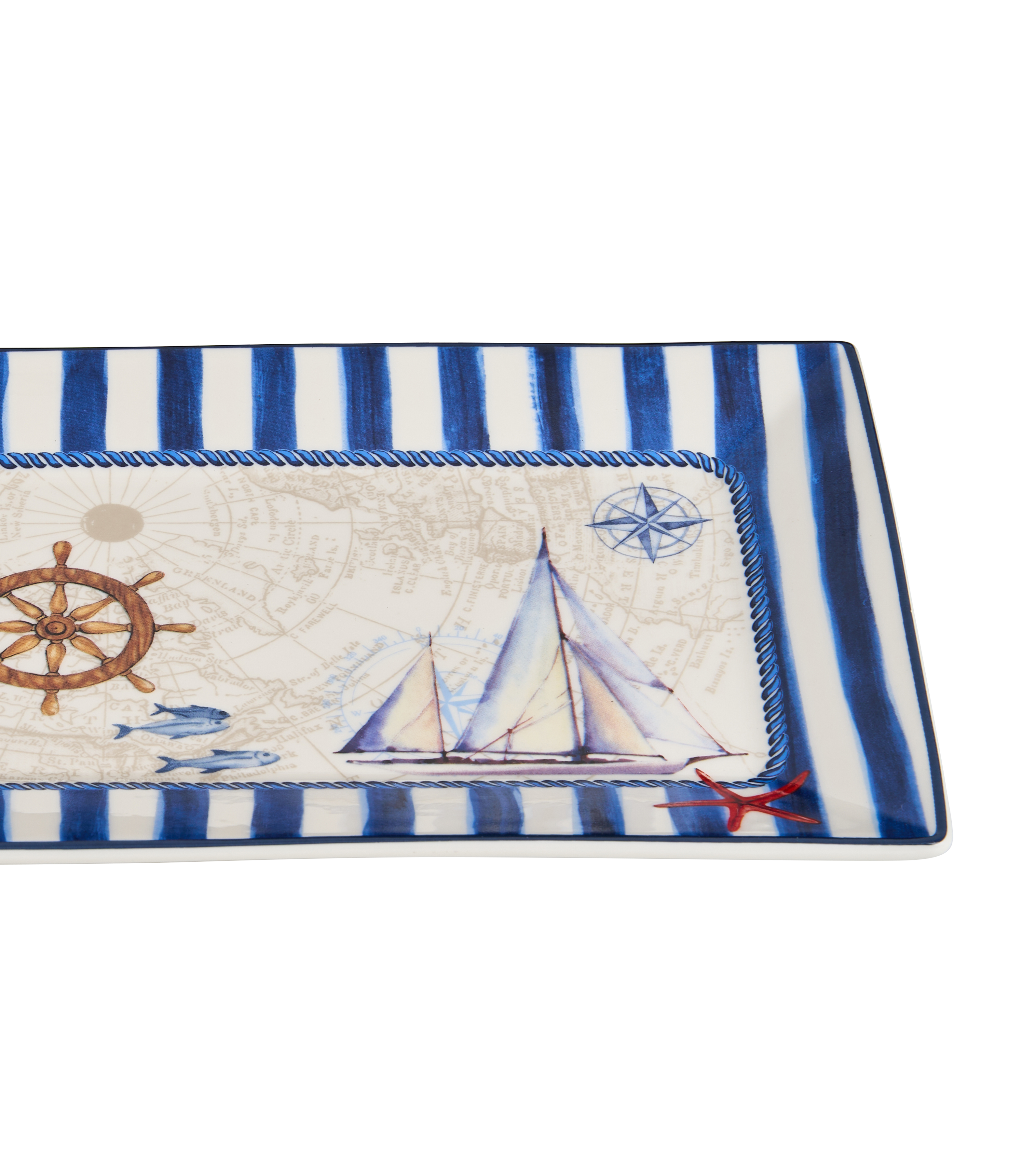 Blue Regatta Serving Platter Boat