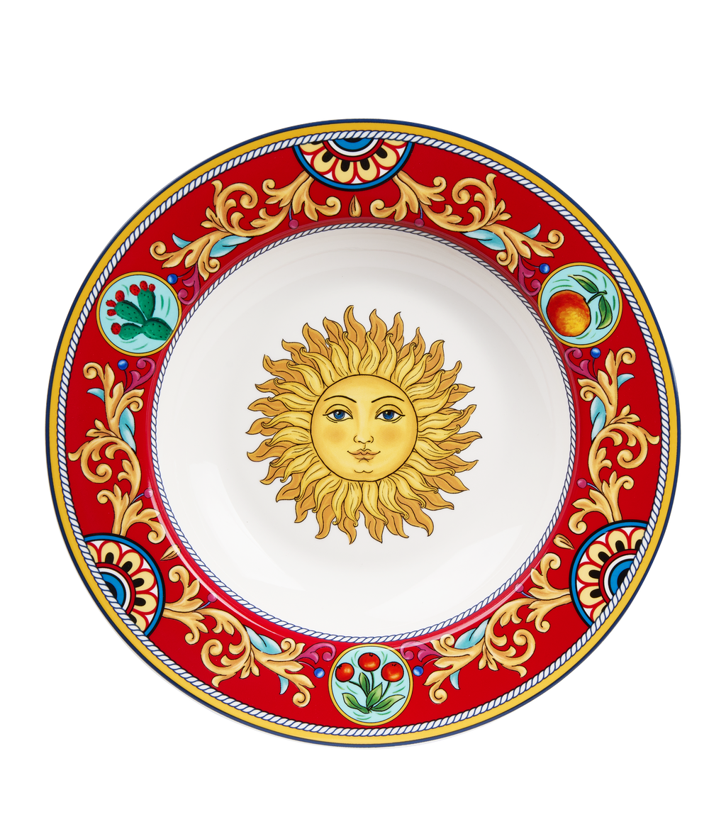 Sicilian Splendor Soup/Pasta Plate - Set of 6