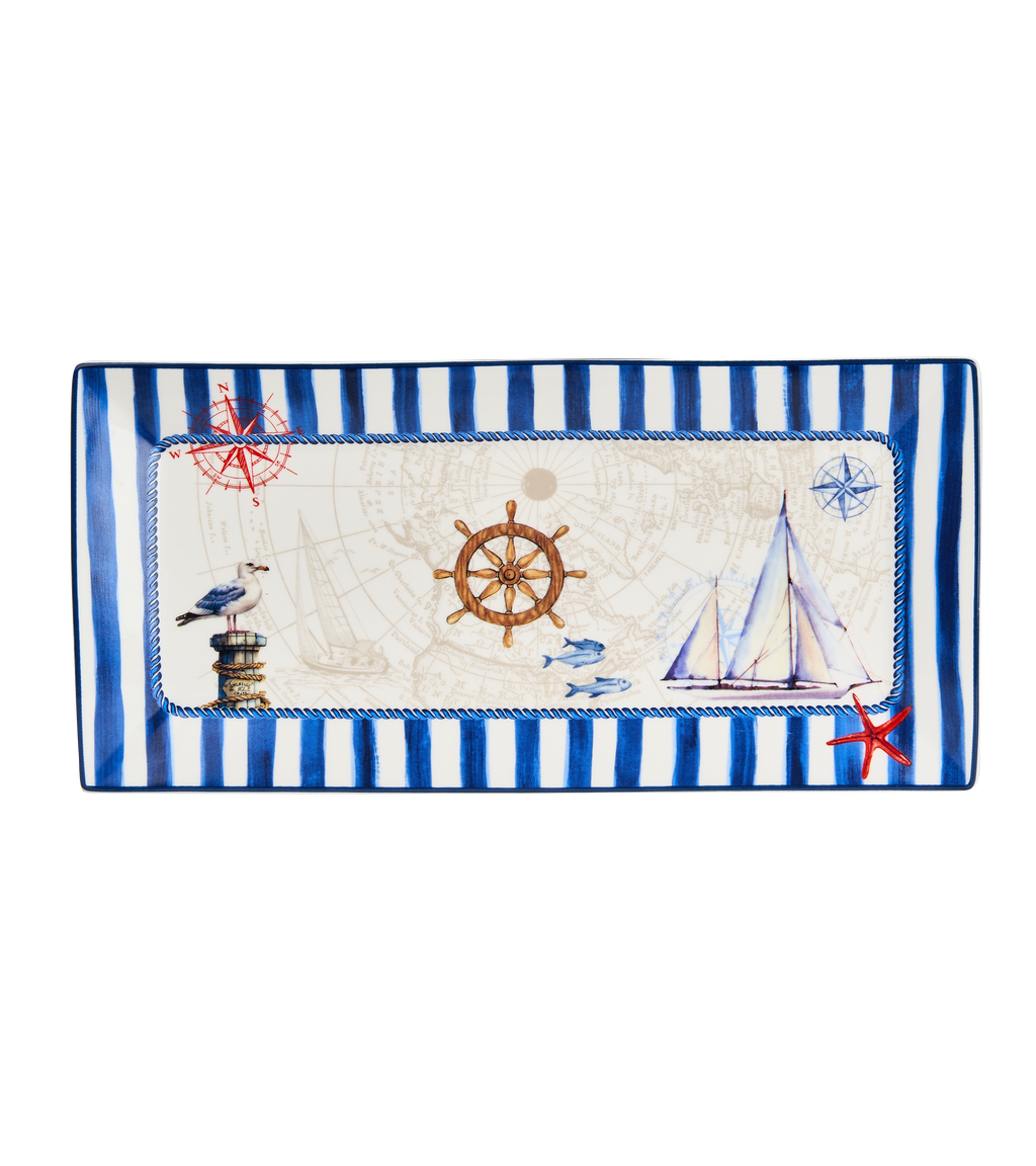 Blue Regatta Serving Platter Boat