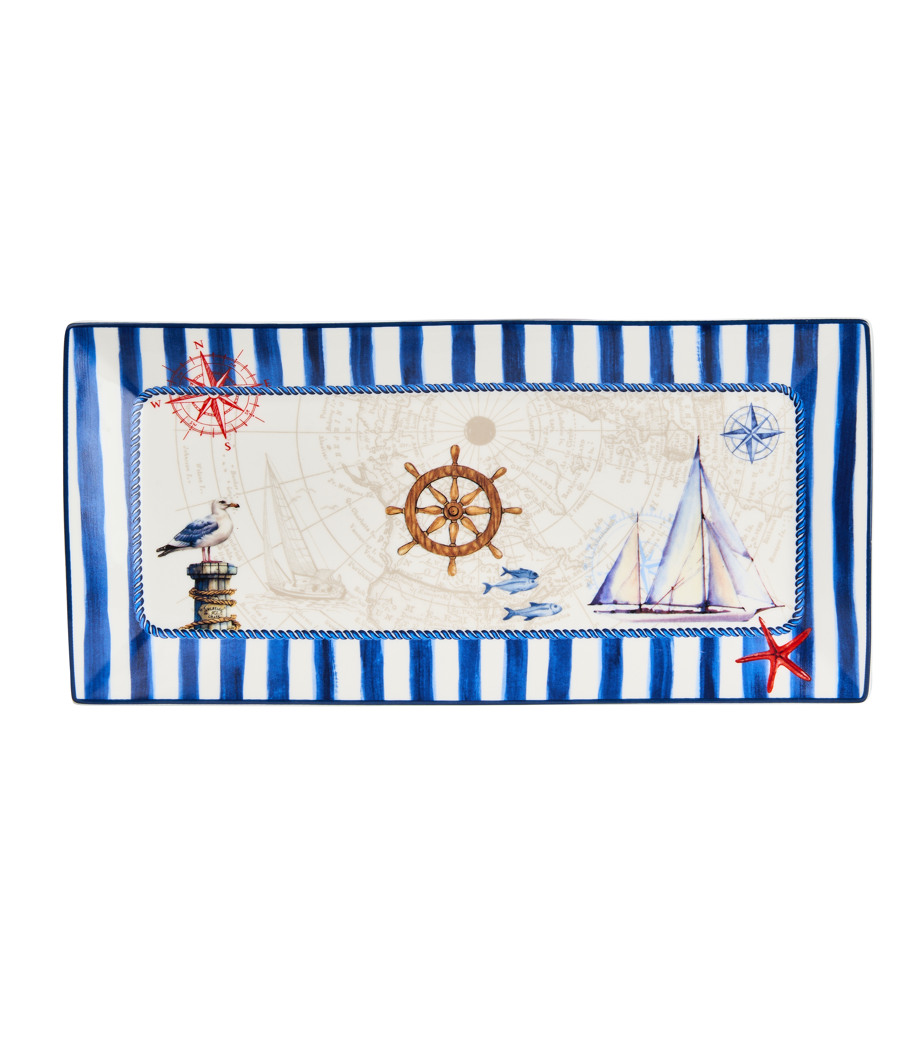 Blue Regatta Serving Platter Boat