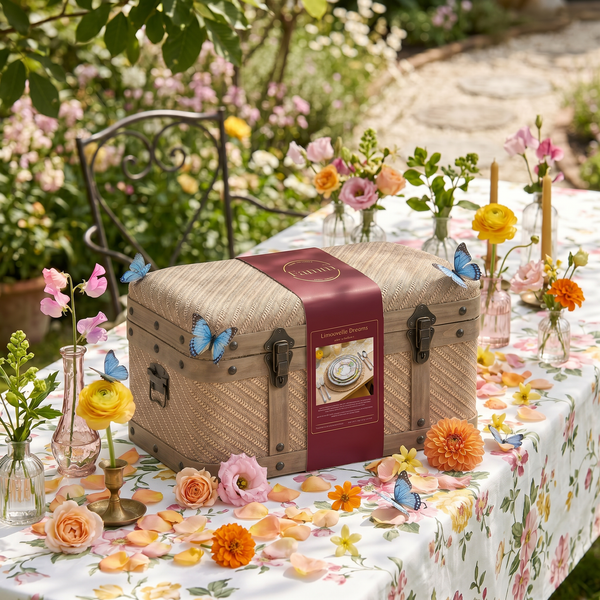 Symphony Garden - 18 Piece Signature Trunk Set with Gold Rim