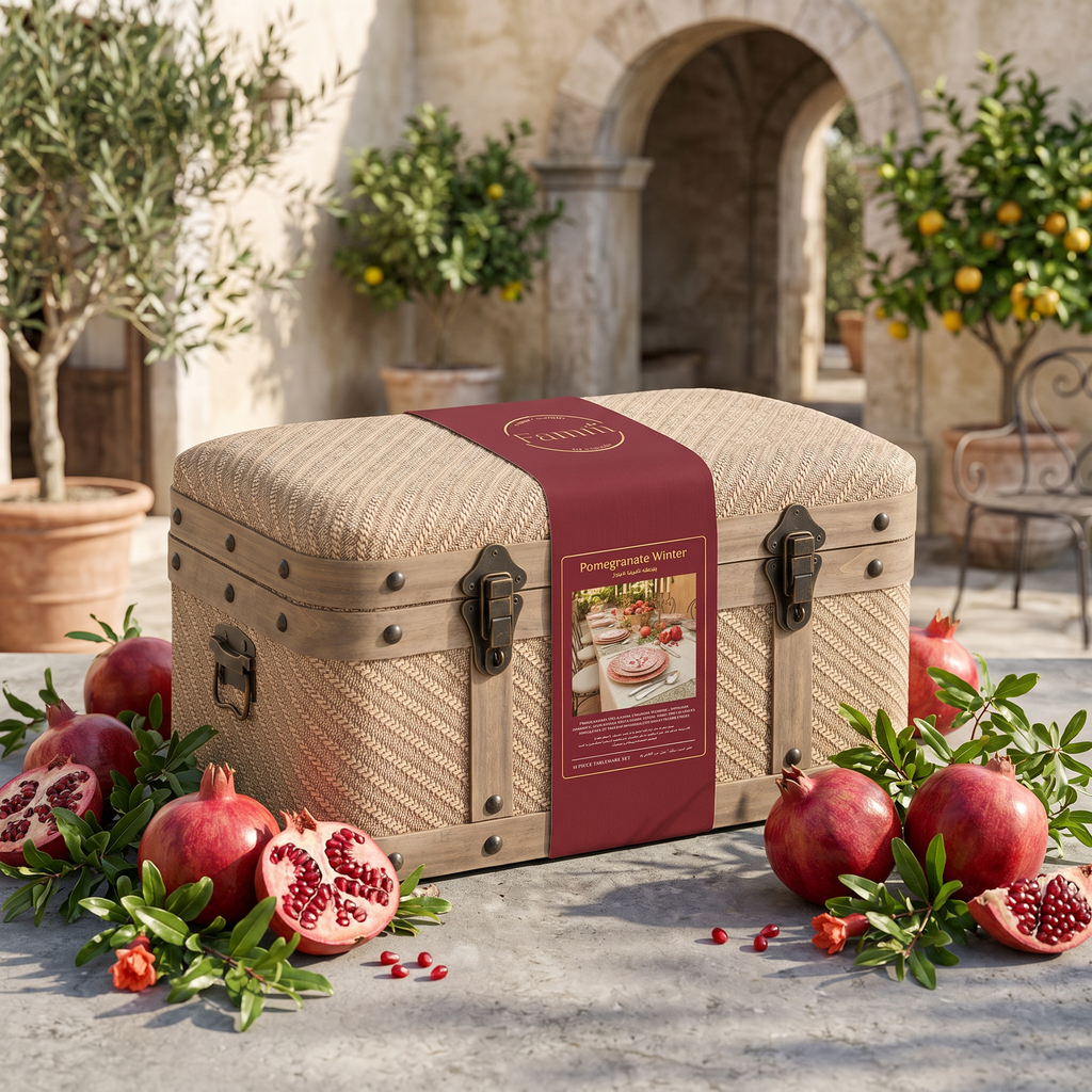 Pomegranate Winter - 18 Piece Signature Trunk Set