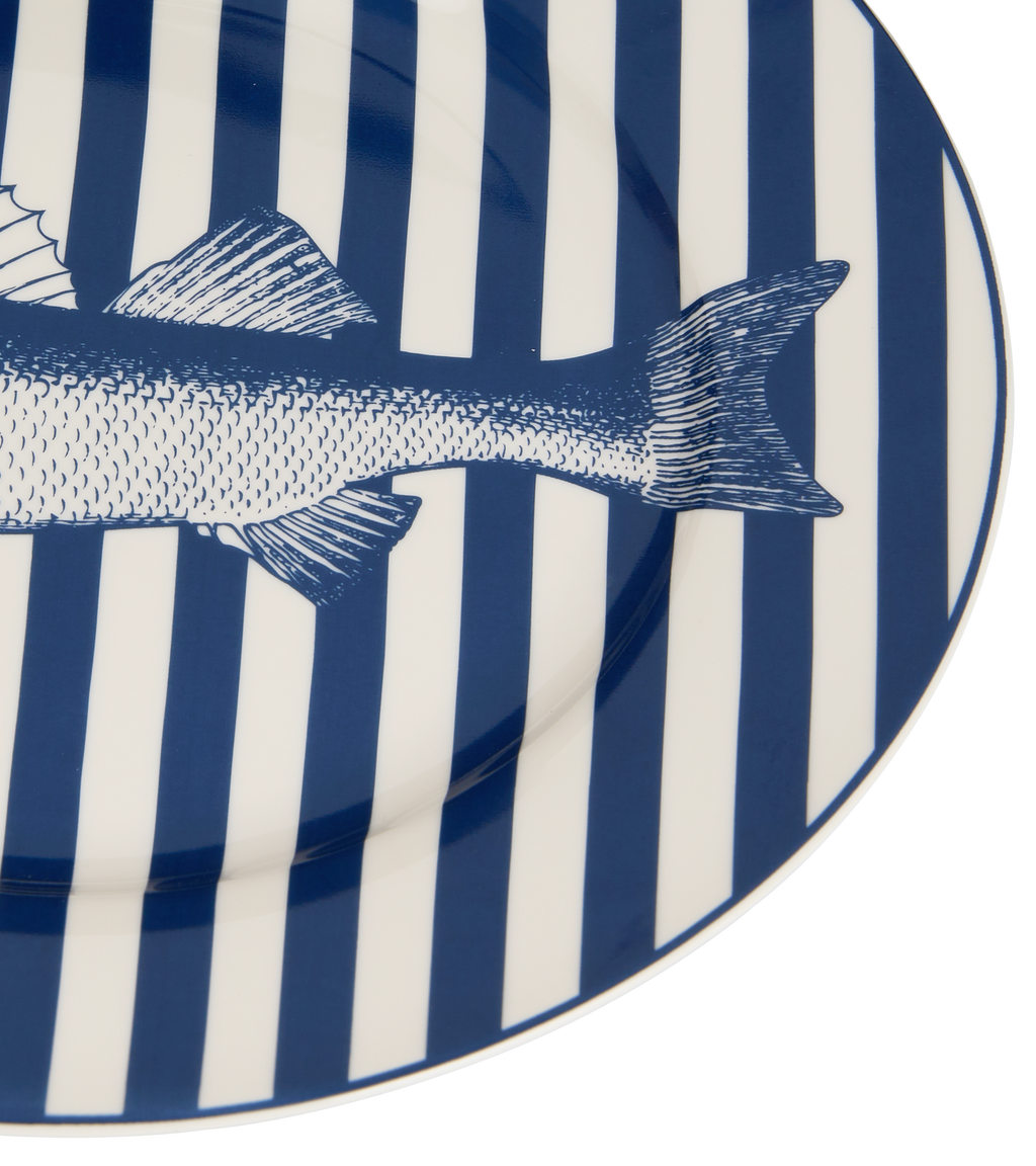 Atlantic Blue Dessert Plate - Set of 6