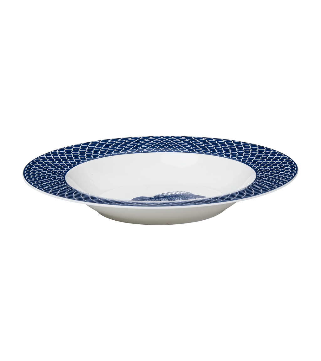Atlantic Blue Soup/Pasta Plate - Set of 6
