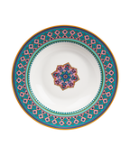 Blush and Bloom Winter Soup/Pasta Plate - Set of 6
