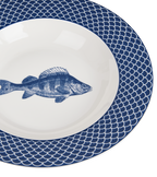 Atlantic Blue Soup/Pasta Plate - Set of 6