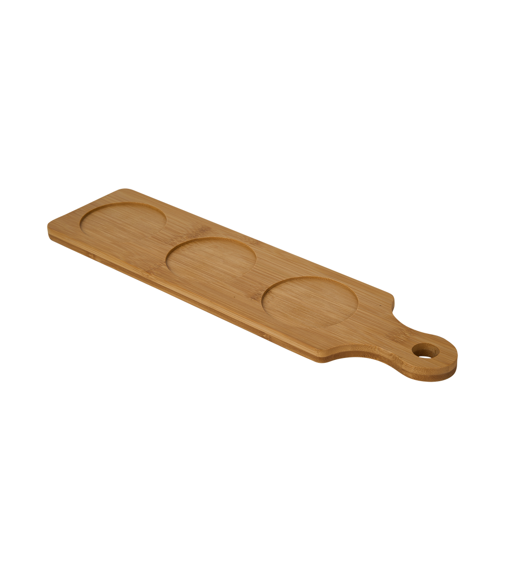 Dolce Vita Appetizer Serving Set – 3 Bowls with Wooden Stand