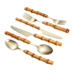 Bamboo Collection, 72 Piece Cutlery Set