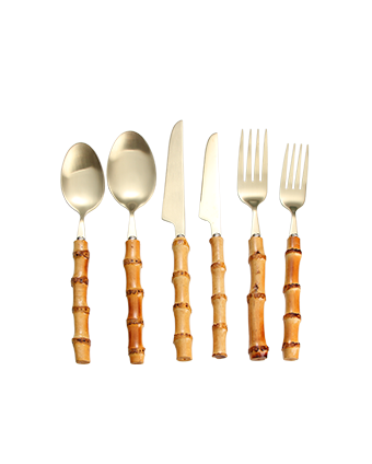 Bamboo Collection, 72 Piece Cutlery Set