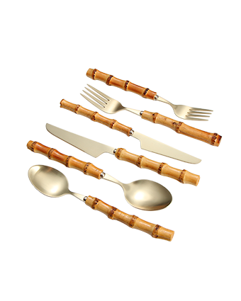 Bamboo Collection, 72 Piece Cutlery Set