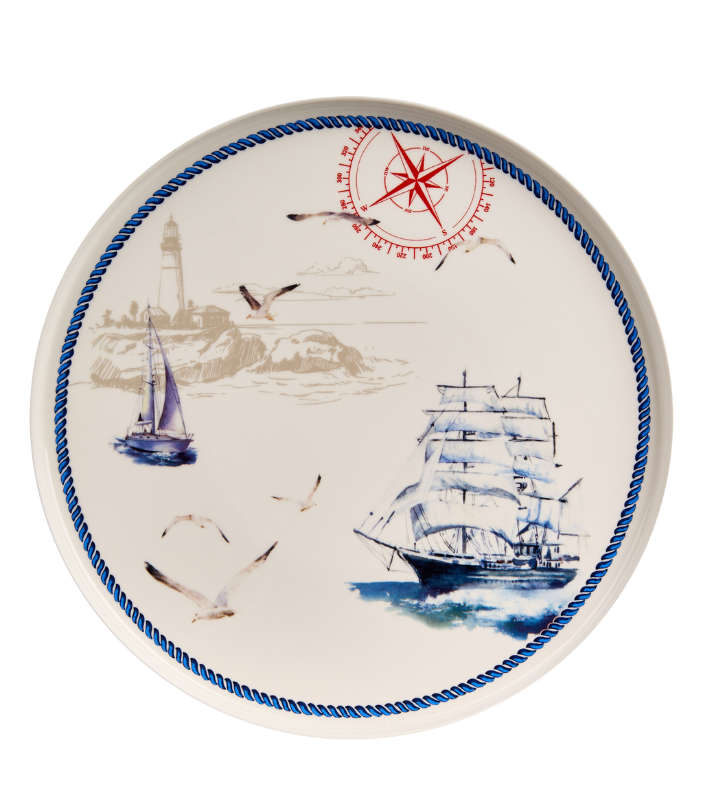 Blue Regatta Cake Stand