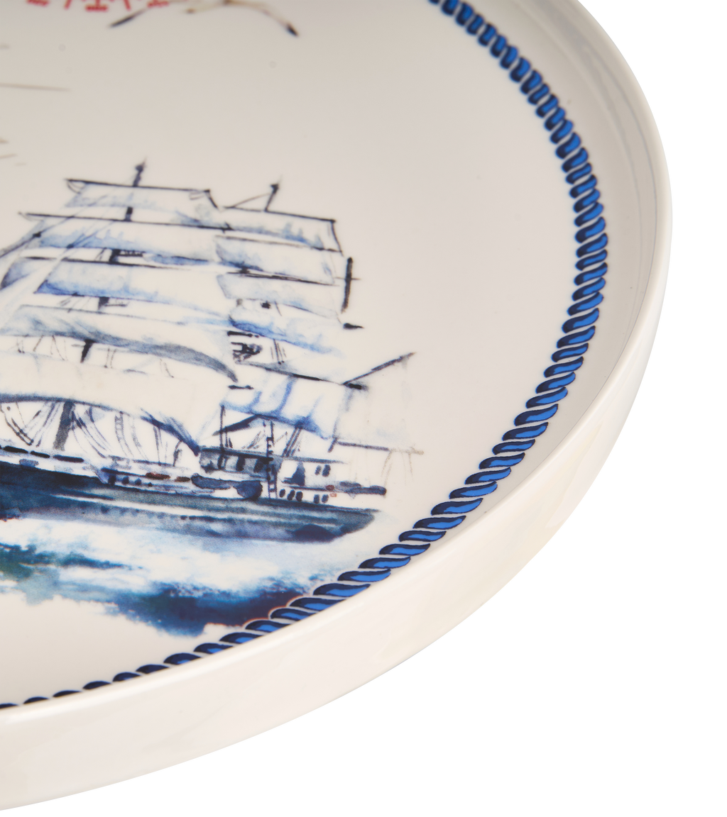 Blue Regatta Cake Stand