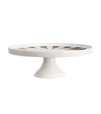 Holiday Hypnotica Cake Stand With Silver Rim