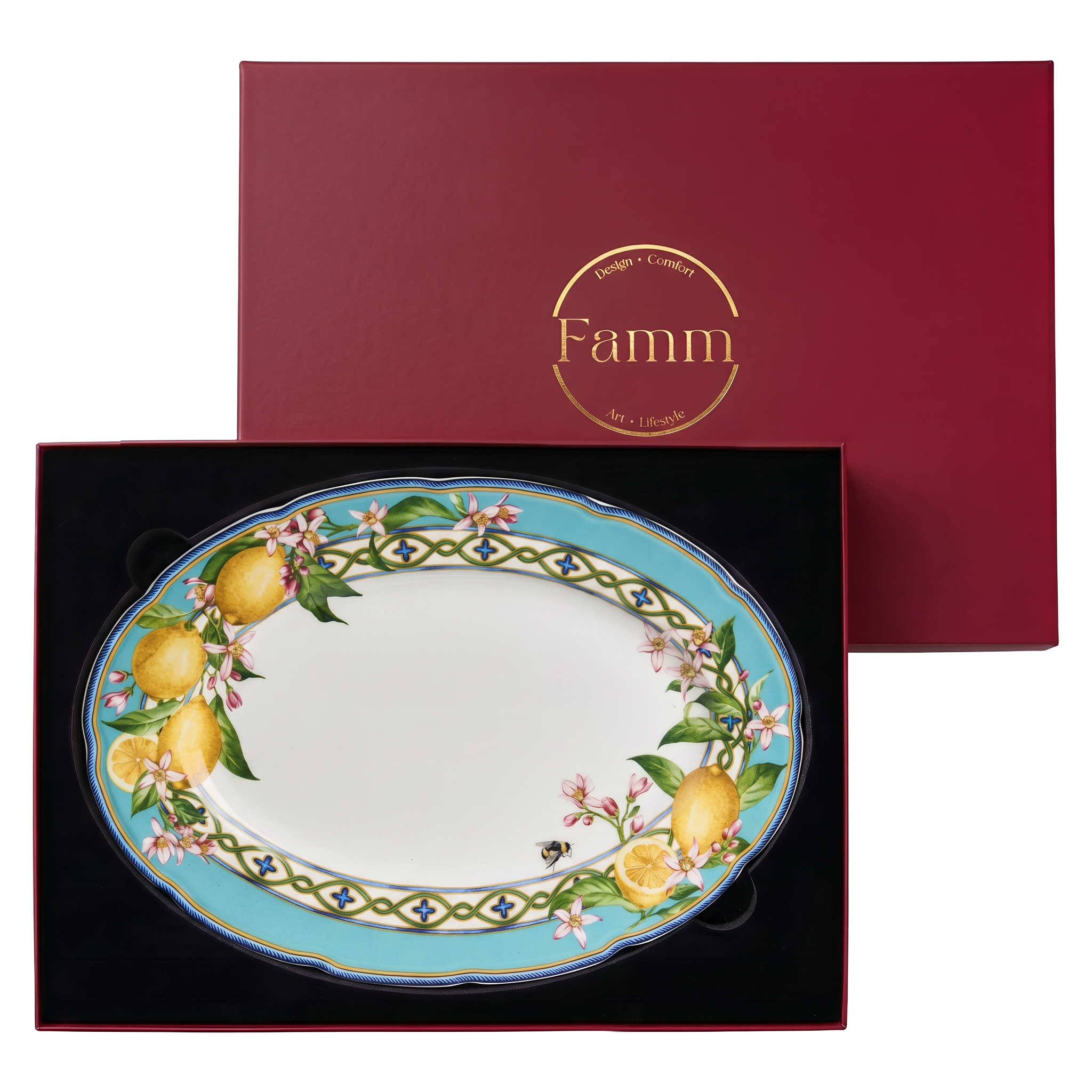 Capri Breeze Oval Serving Platter