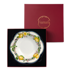 Capri Breeze Soup/Pasta Plate, Flower Shape - Set of 6