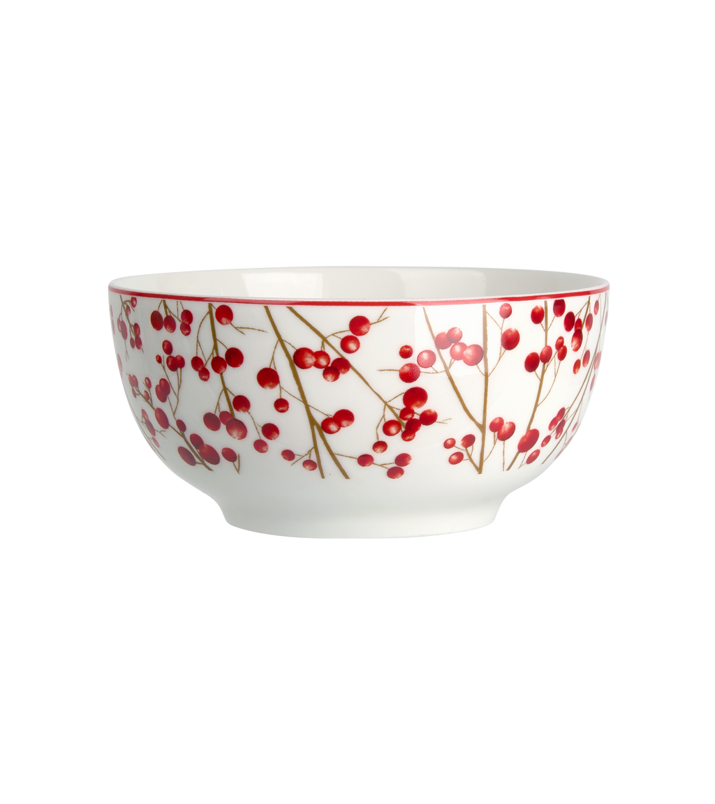 Songs Of Bird Season Cereal Bowl Berries - Set of 4