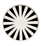 Holiday Hypnotica Cake Stand With Silver Rim