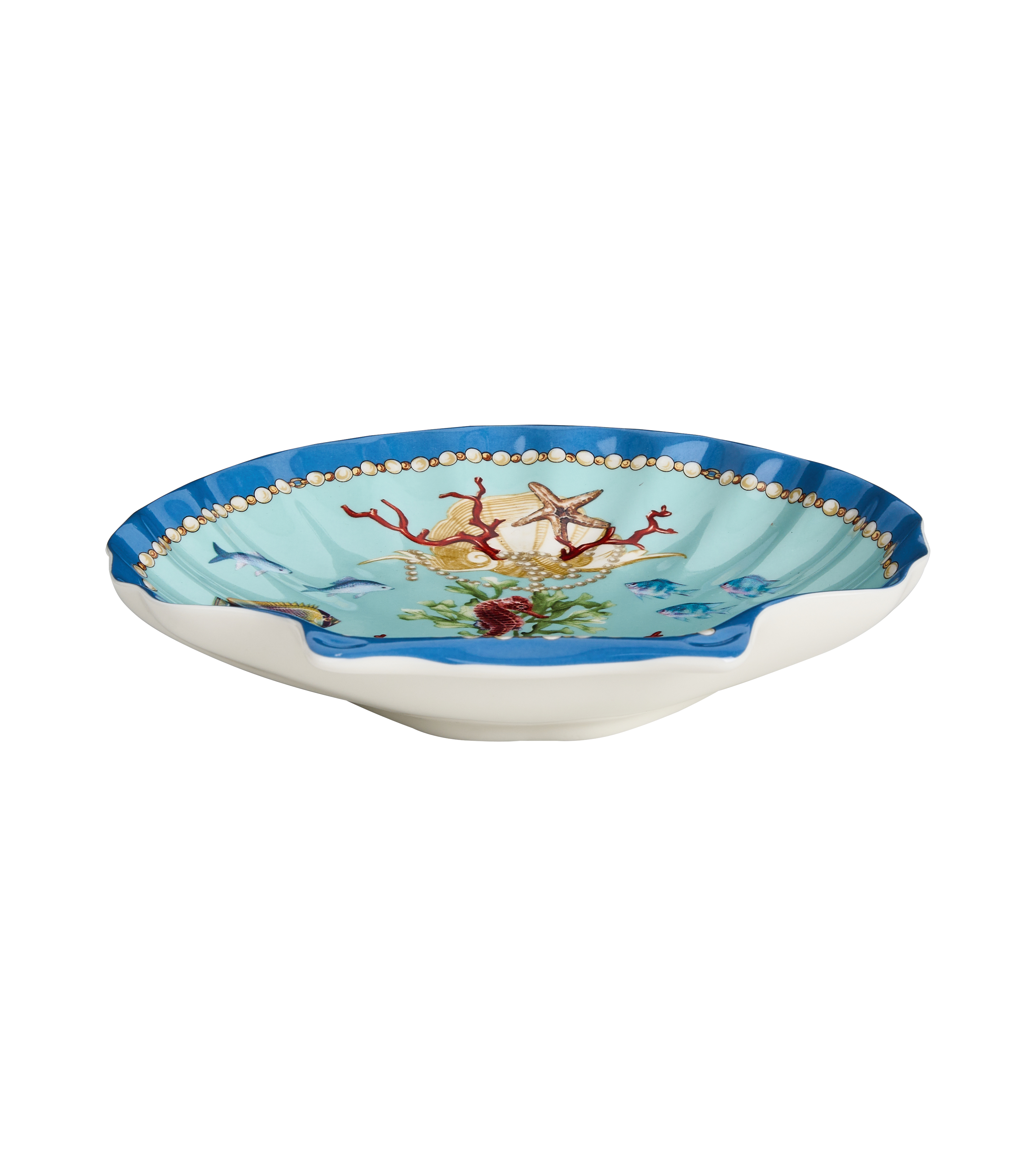 Sea Whisper Dessert Plate Shell Shape - Set of 6