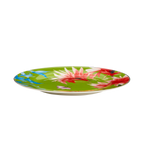 Symphony Garden Dessert Plate With Gold Rim - Set of 6