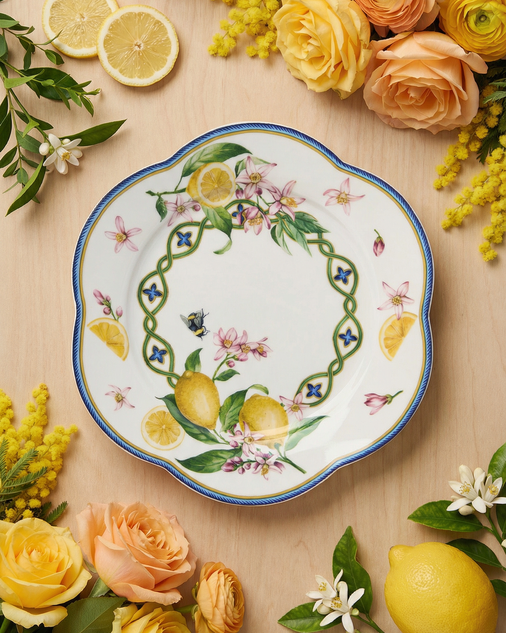 Limoncello Dreams Dessert Plate - Set of 6