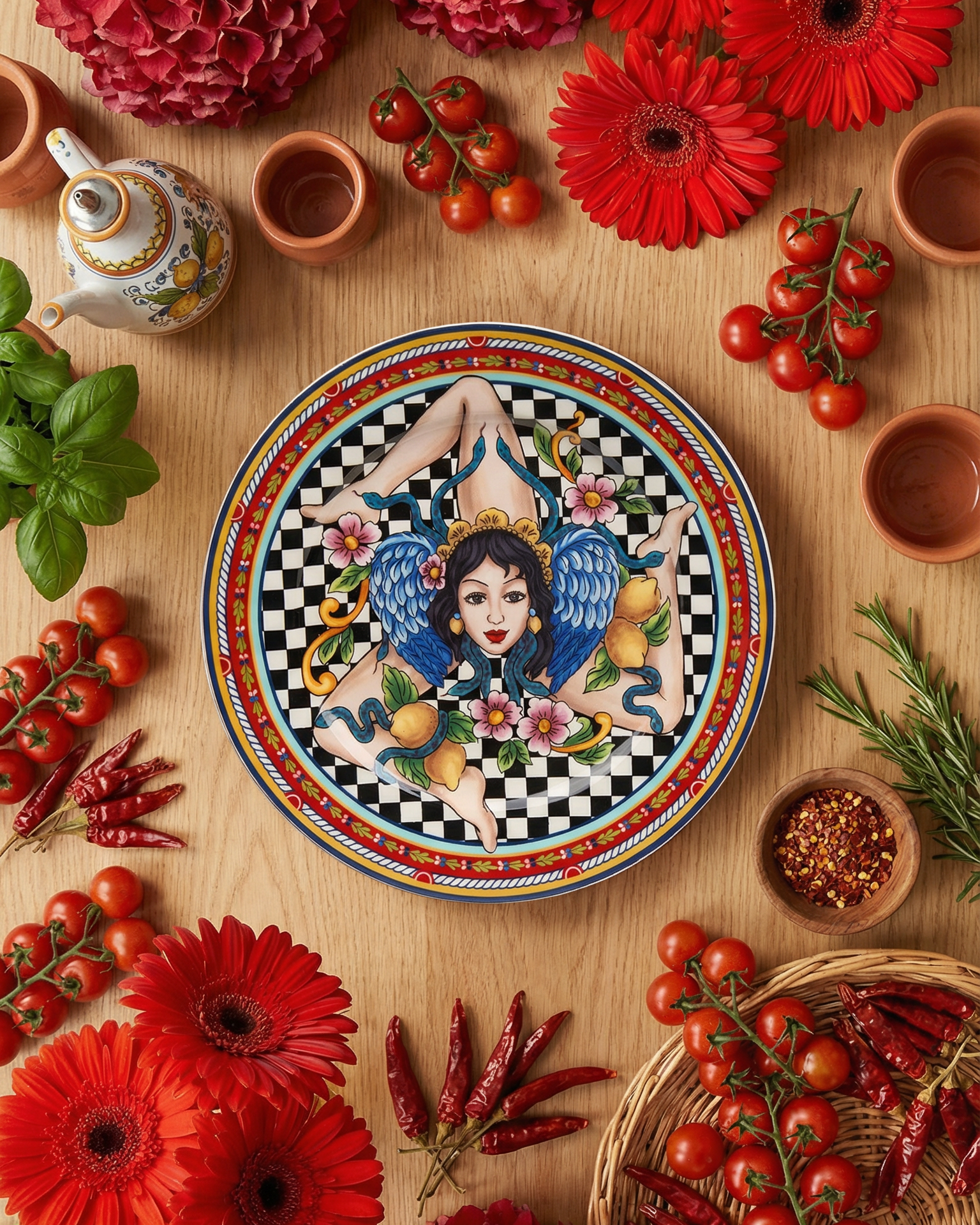 Sicilian Splendor Dessert Plate - Set of 6