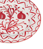 Pomegranate Winter Dessert Plate - Set of 6