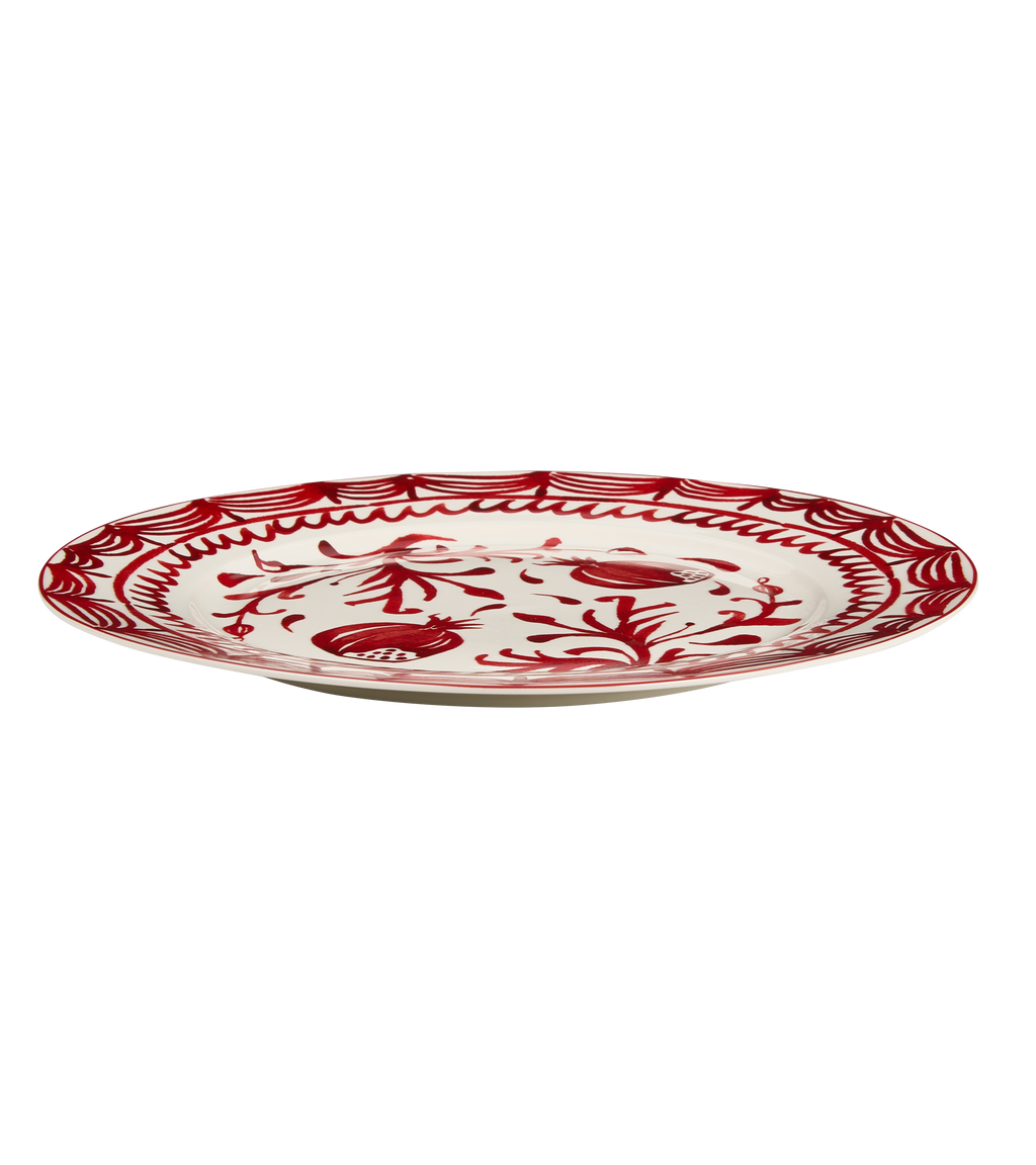 Pomegranate Winter Dinner Plate - Set of 6