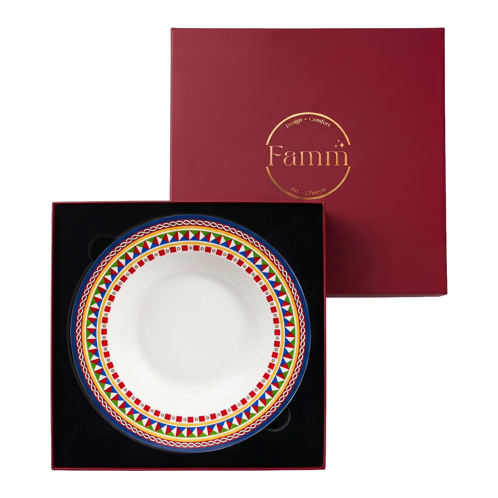 Italian Feast Soup/Pasta Plate - Set of 6