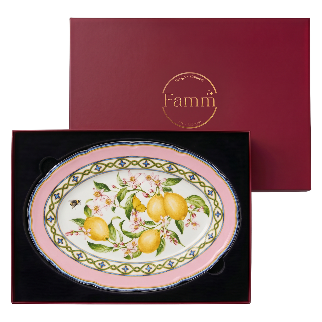 Limoncello Dreams Oval Serving Platter