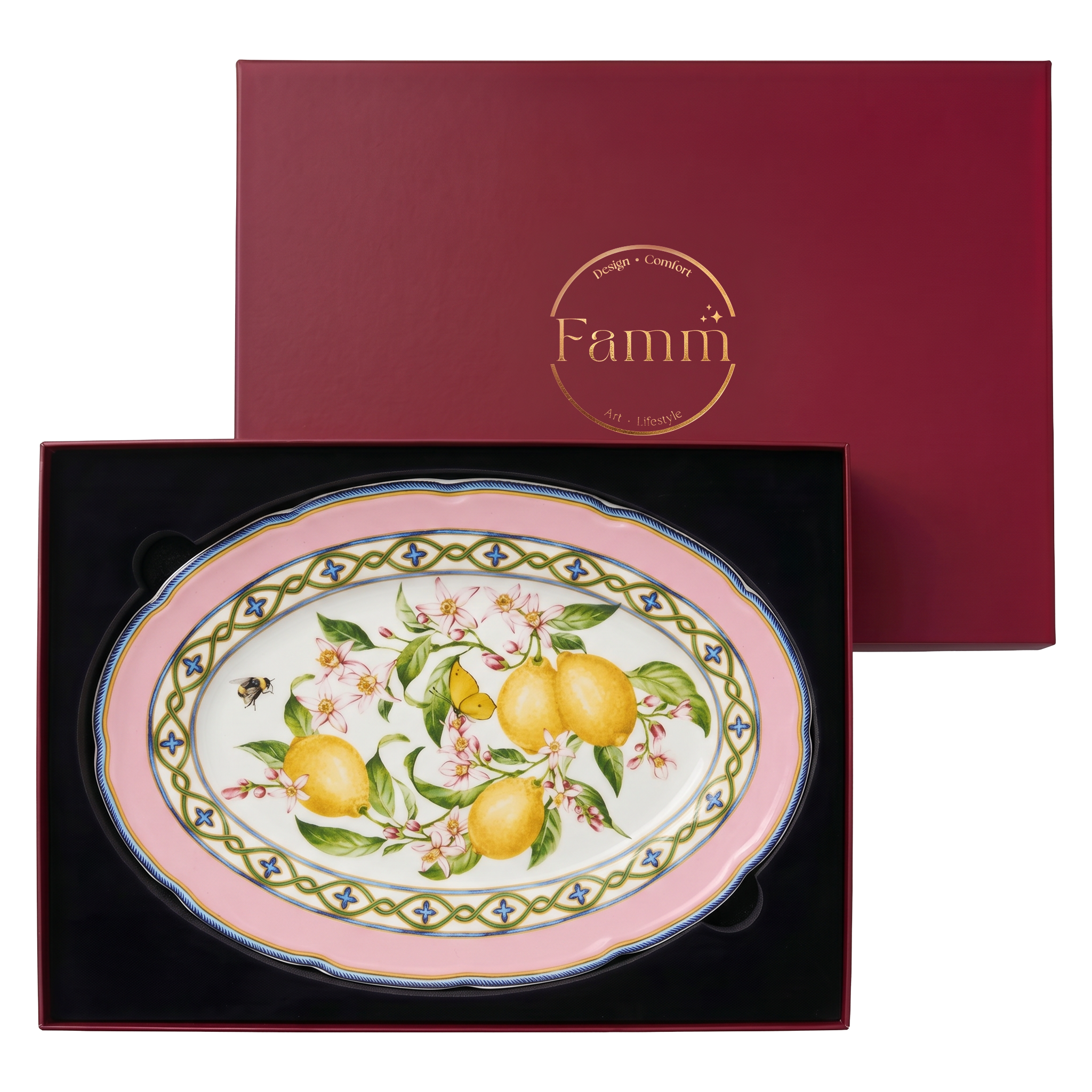 Limoncello Dreams Oval Serving Platter