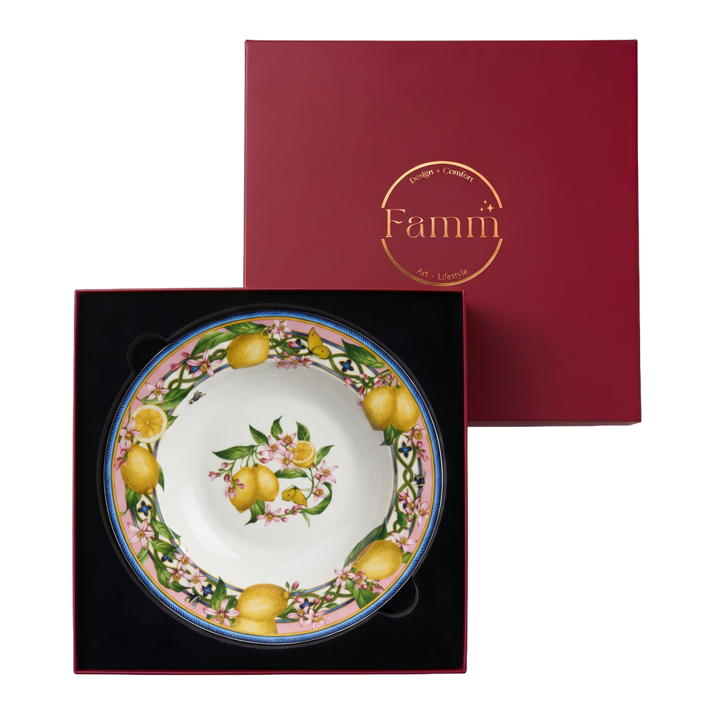 Limoncello Dreams Soup/Pasta Plate - Set of 6