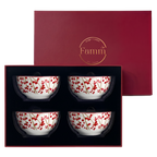 Songs Of Bird Season Cereal Bowl Berries - Set of 4