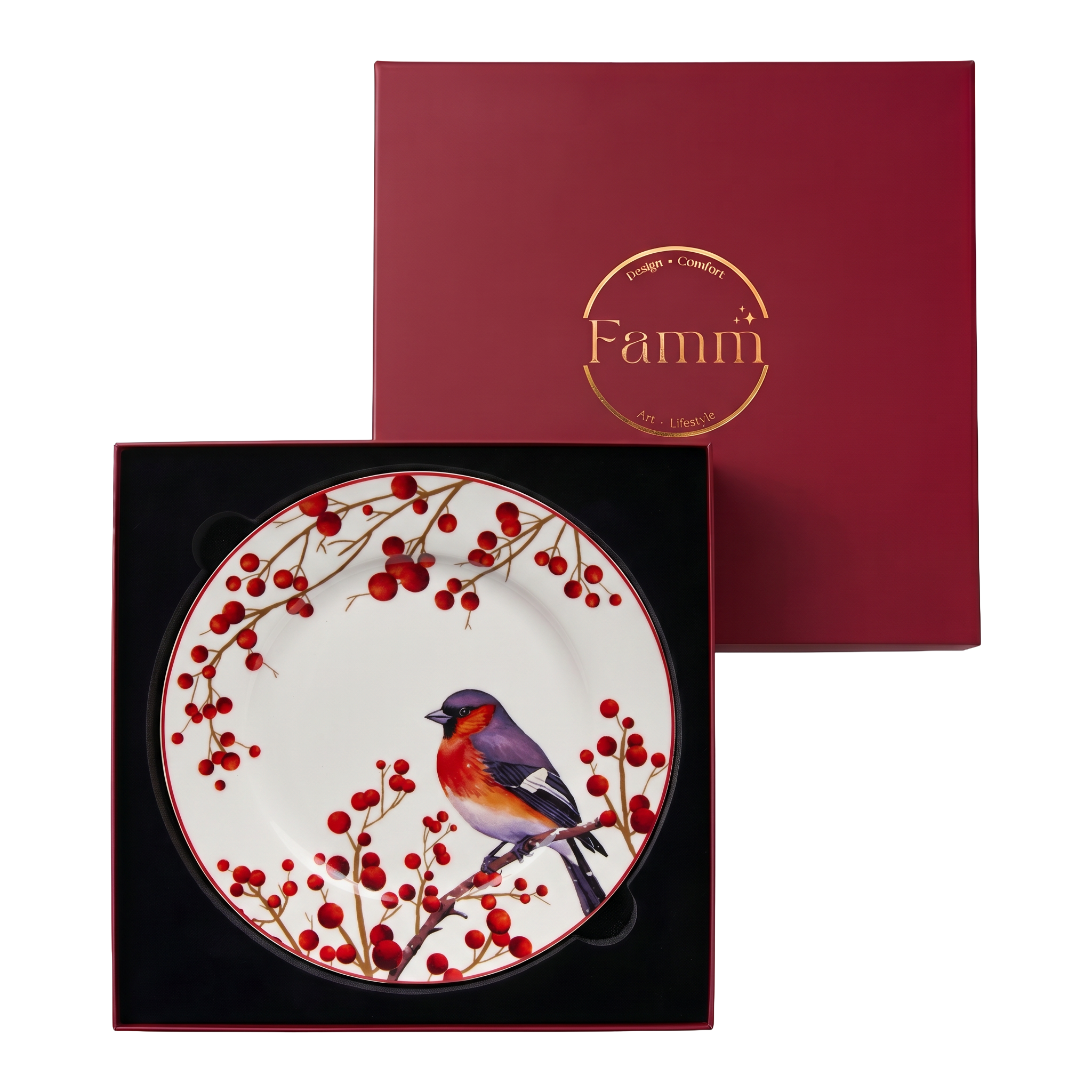 Songs Of Bird Season Dessert Plate - Set of 6