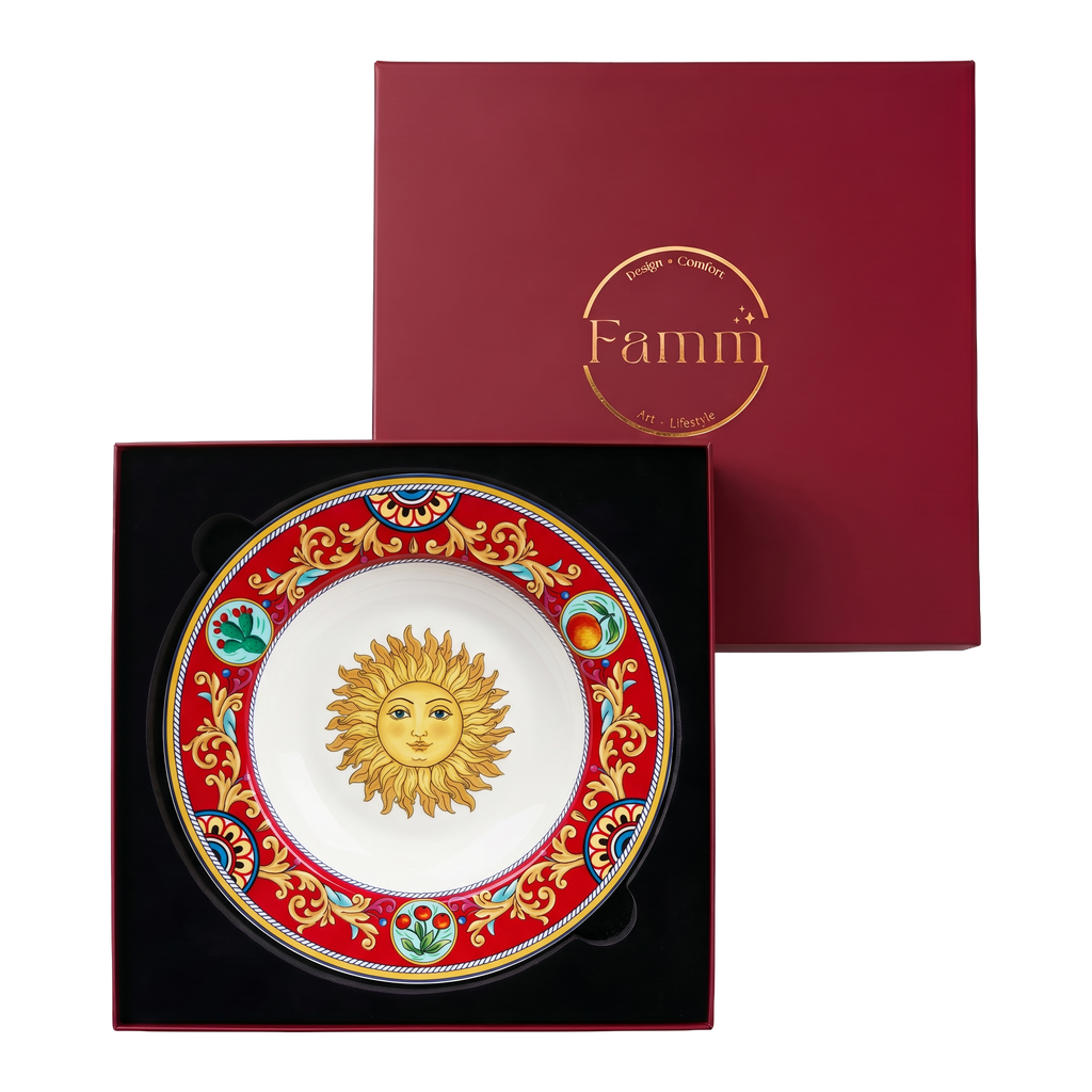 Sicilian Splendor Soup/Pasta Plate - Set of 6