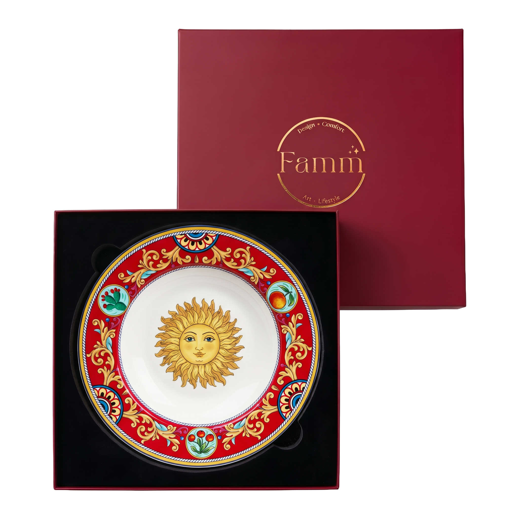 Sicilian Splendor Soup/Pasta Plate - Set of 6