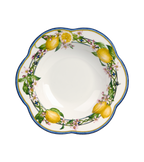 Capri Breeze Soup/Pasta Plate, Flower Shape - Set of 6