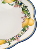 Capri Breeze Soup/Pasta Plate, Flower Shape - Set of 6