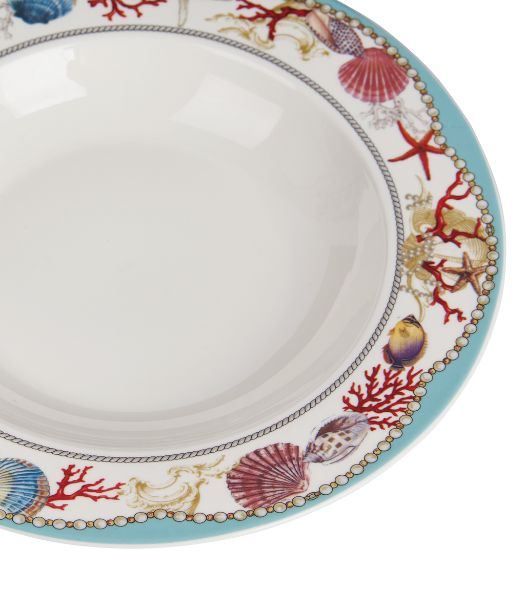Sea Whisper Soup/Pasta Plate - Set of 6