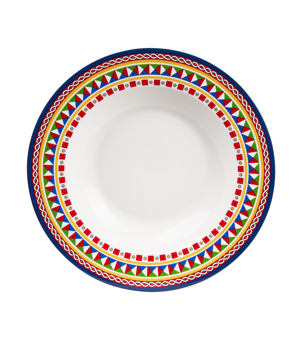 Italian Feast Soup/Pasta Plate - Set of 6