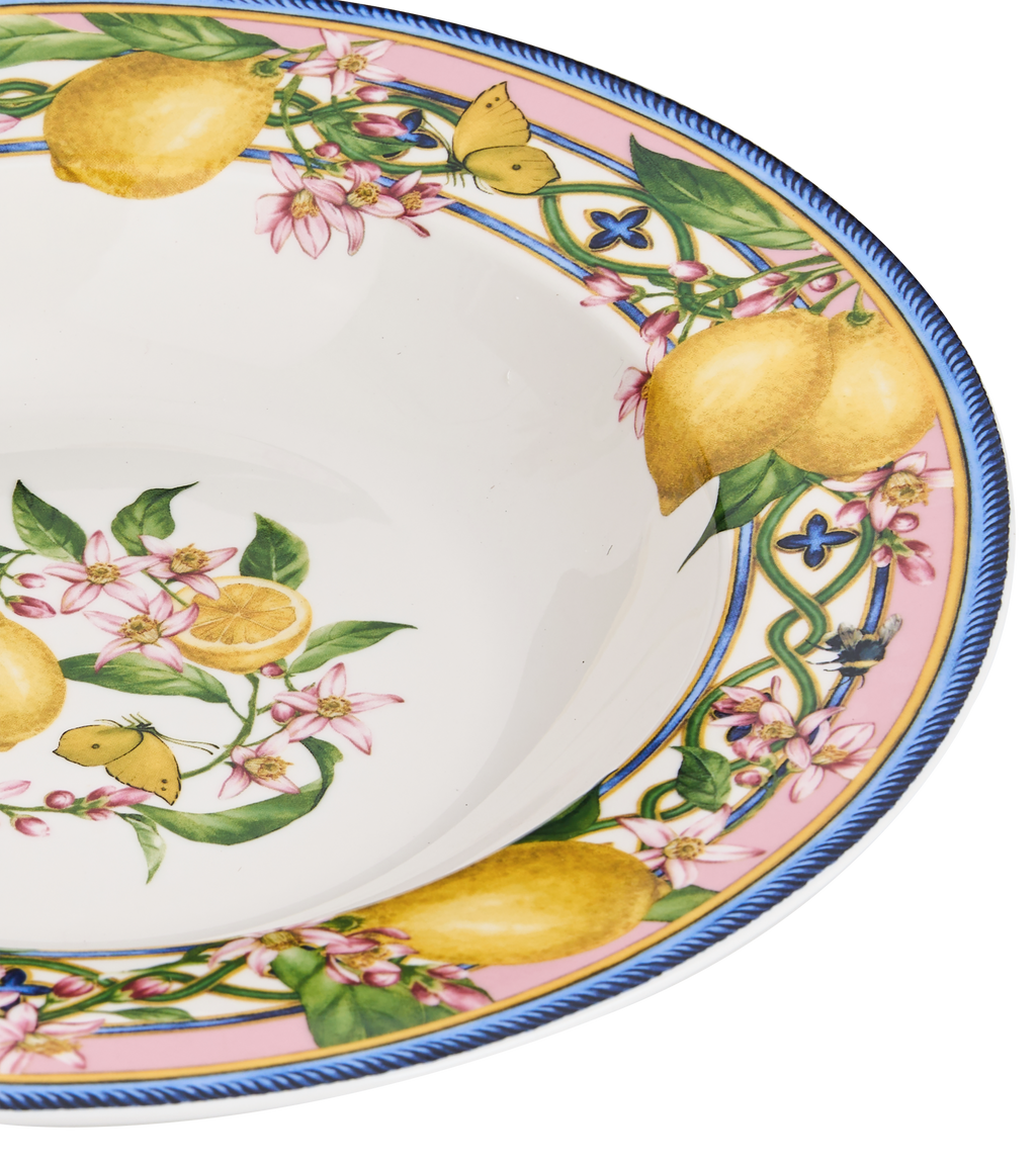 Limoncello Dreams Soup/Pasta Plate - Set of 6