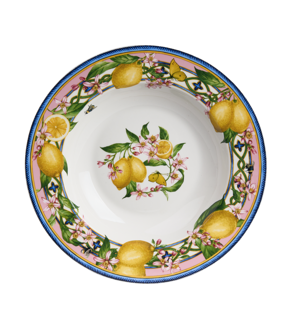 Limoncello Dreams Soup/Pasta Plate - Set of 6