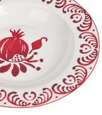 Pomegranate Winter Soup/Pasta Plate - Set of 6