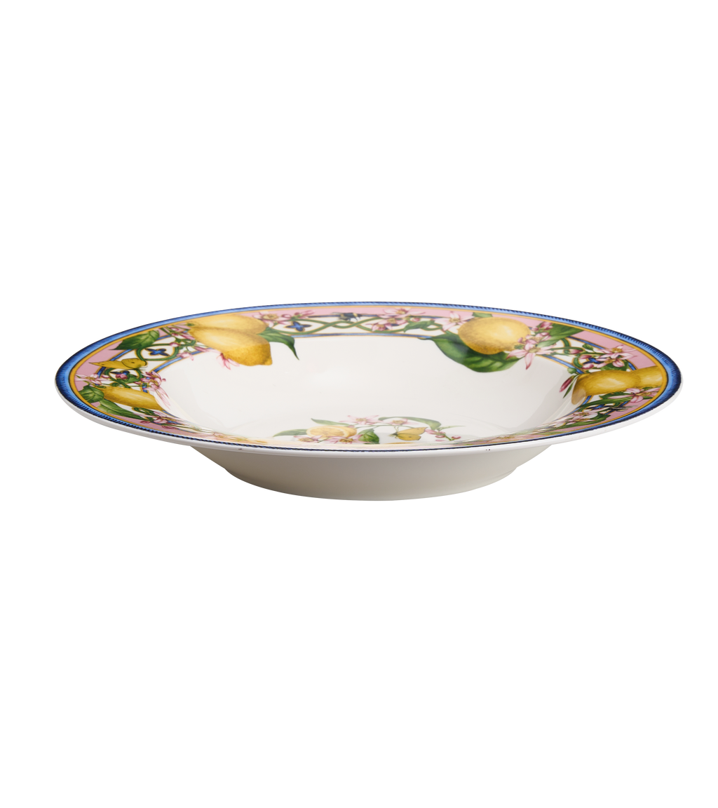 Limoncello Dreams Soup/Pasta Plate - Set of 6