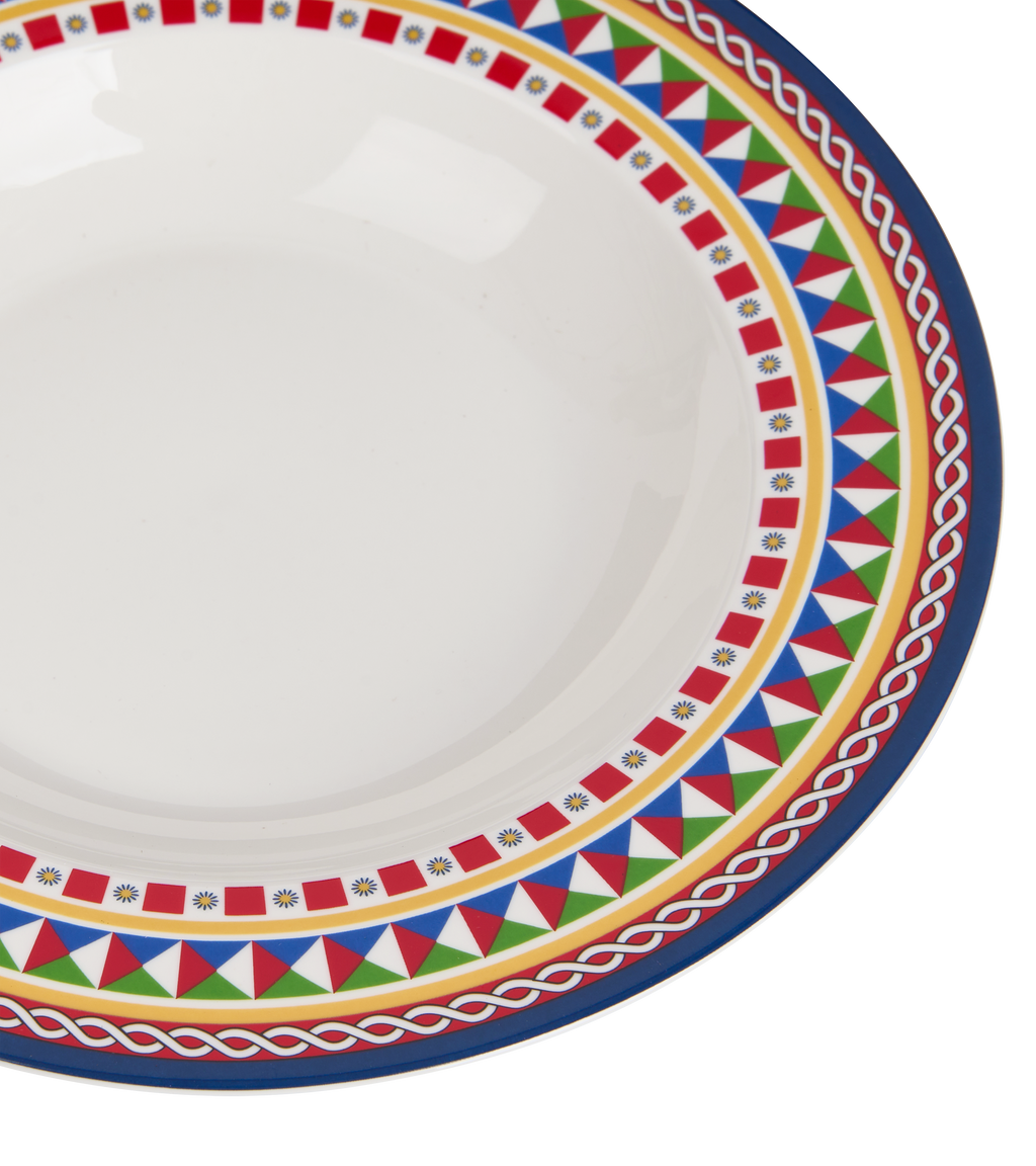 Italian Feast Soup/Pasta Plate - Set of 6
