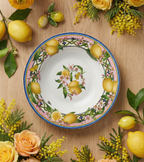 Limoncello Dreams Soup/Pasta Plate - Set of 6