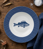 Atlantic Blue Soup/Pasta Plate - Set of 6