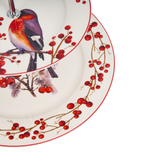 Songs Of Bird Season 2 Tier Cake Stand With Silver Rack