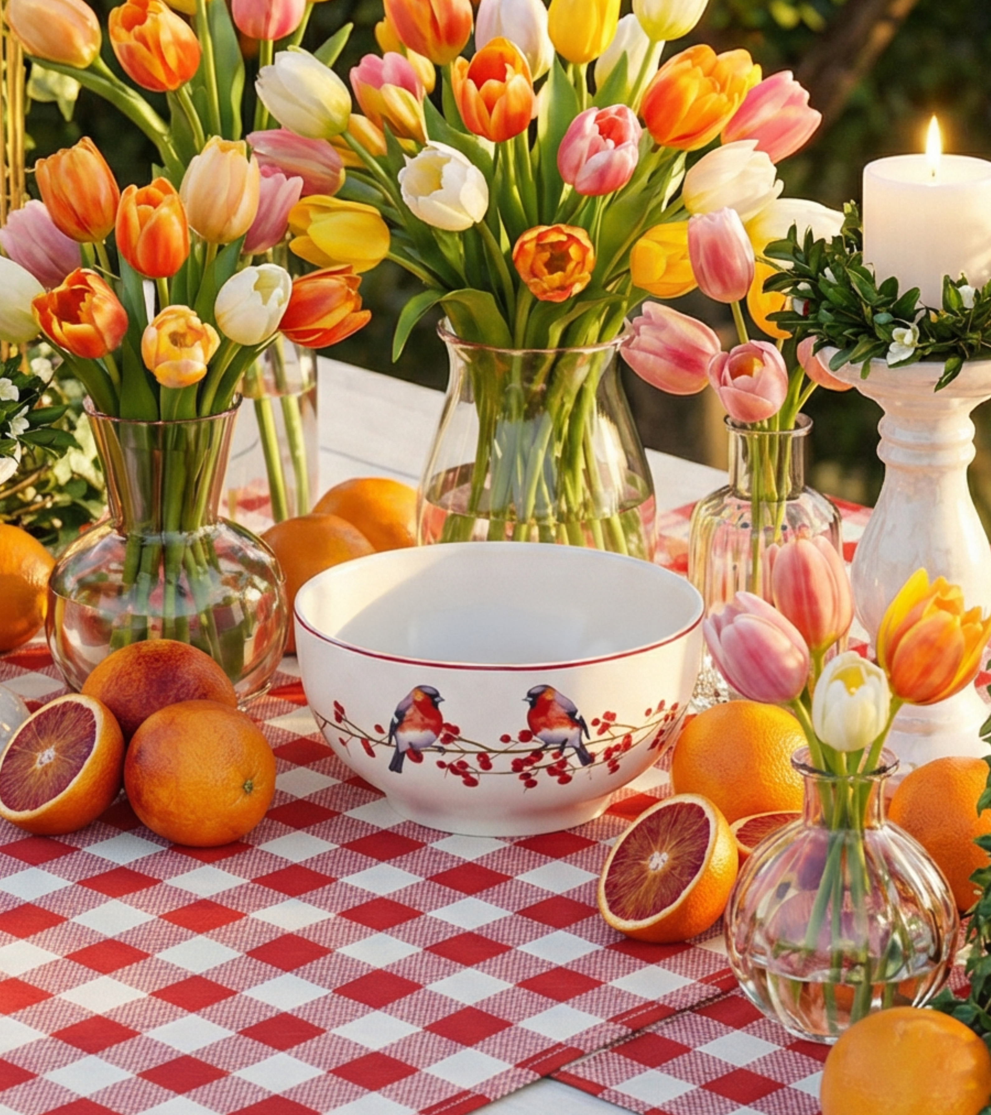 Songs Of Bird Season Cereal Bowl Birds - Set of 4