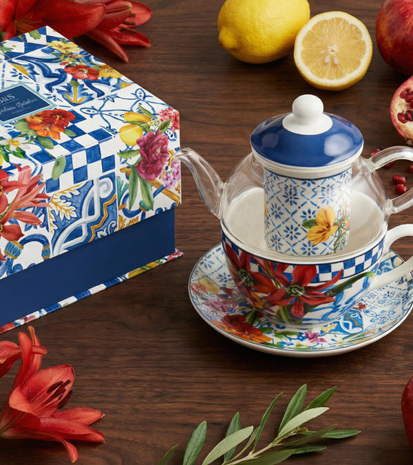 Dolce Vita Stackable Teapot & Cup Set